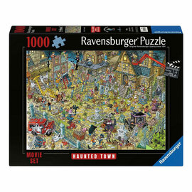Ravensburger Legpuzzel Filmset Spookstad - 1000st.