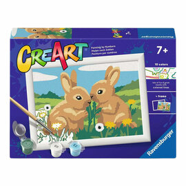 Ravensburger CreArt Schilderen op Nummer - Konijnen Vriendjes