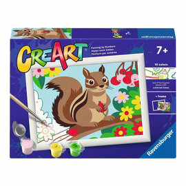 Ravensburger CreArt Schilderen op Nummer - Eekhoorn