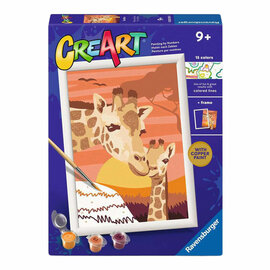Ravensburger CreArt Schilderen op Nummer - Giraffen