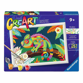Ravensburger CreArt Schilderen op Nummer - Kameleon