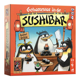 999 Games Geharrewar in de Sushibar - Dobbelspel