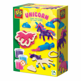 SES Klei - Unicorns Neon Glitter - 3 Kleipotjes