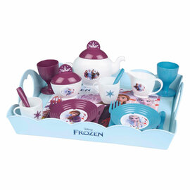 Smoby Frozen XL Theeset met Dienblad, 17dlg.