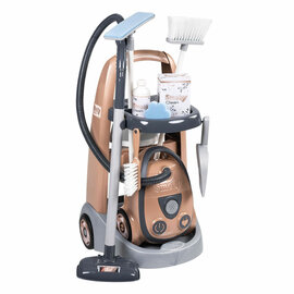 Smoby Schoonmaaktrolley met Stofzuiger
