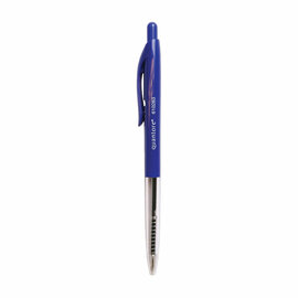 Balpen Quantore drukknop blauw medium
