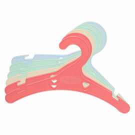 Poppenhangers Pastelkleuren - 6st.