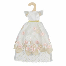 Prinsessenjurk voor Modepoppen Cherry Blossom - 29cm