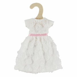 Witte Jurk voor Modepoppen - 29cm