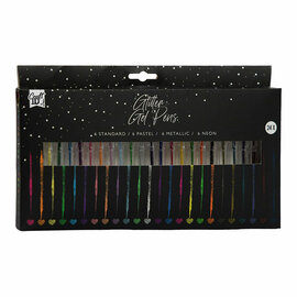 Glitter Gelpennen - 24st.