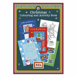 Kleur- en Activiteitenboek Kerstmis - 64pag