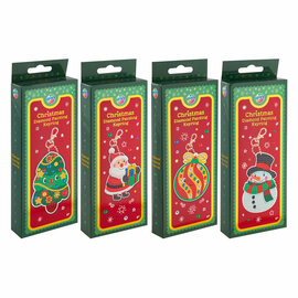 Diamond Painting Sleutelhanger Kerstmis