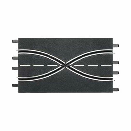 Carrera S-vormig Rijstrookwissel Baanonderdeel 1:24