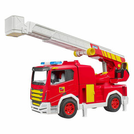 Bruder Roadmax Brandweerwagen met Draaibare Ladder