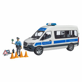 Bruder Mercedes Benz Sprinter Politie met Licht en Geluid - 1:16