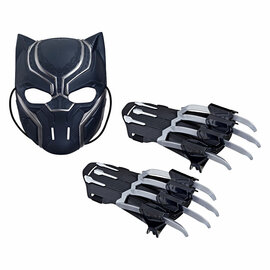Black Panther Strijder Pakket - Masker en Handschoenen