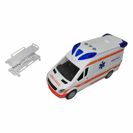 Ambulance met Licht en Geluid - 27cm