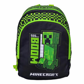 Minecraft Boom Rugzak met 2 Compartimenten - 38x28x16cm