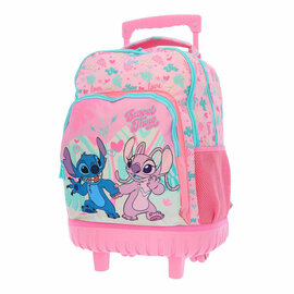 Stitch Love Trolley Rugzak 3 Compartimenten met Zijvakken