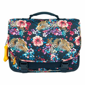 Stones and Bones Floral Ambush Indigo Cedar Schooltas
