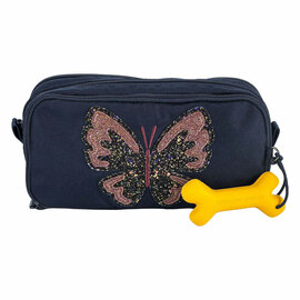 Stones and Bones Glitter Butterfly Navy Rowan 2.0 Etui