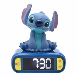 Stitch 3D Digitale Alarmklok met Licht en Geluid