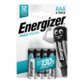 Energizer Max Plus AAA Alkaline Batterijen 4st.