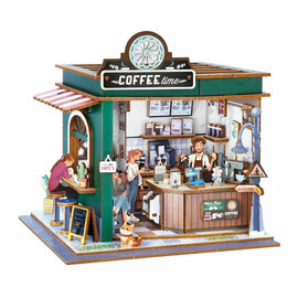 Houten Bouwpakket Diorama Café - 120dlg.