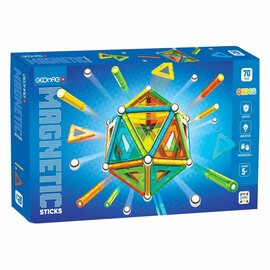 Geomag Magnetische Sticks Edelstenen Set - 70dlg.