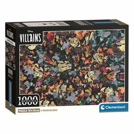 Clementoni Legpuzzel Disney Villains Onmogelijk - 1000st.