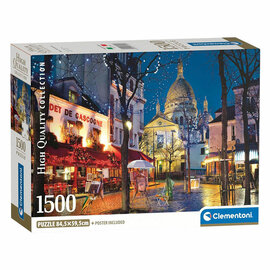 Clementoni Legpuzzel Parijs Montmartre - 1500st.