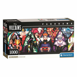 Clementoni Legpuzzel Disney Villains Panorama - 1000st.
