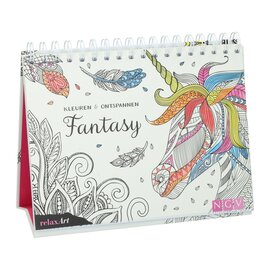 Fantasy kleuren en ontspannen - Kleurboek