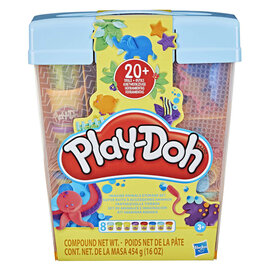Play-Doh Fantasiedieren Opbergset - 8 Kleipotjes