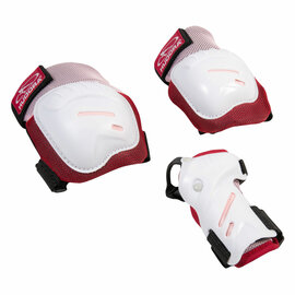 HUDORA Biomechanische Elleboog- en Kniebeschermer Set Comfort S - Roze