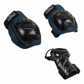 HUDORA Biomechanische Elleboog- en Kniebeschermer Set Comfort M - Blauw