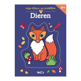 Mijn Kleur en Prikblok - Dieren