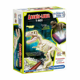 Clementoni Wetenschap & Spel Archeospel - T-Rex Fluo