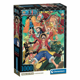 Clementoni Legpuzzel One Piece Luffy - 1000st.