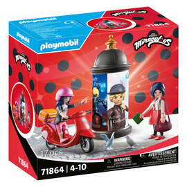 Playmobil Miraculous Scooterrit in Parijs - 71864