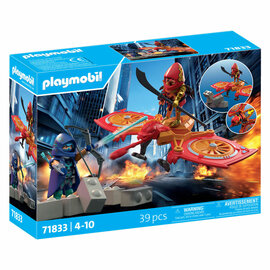 Playmobil Heldendrone tegen Ninja - 71833