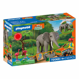 Playmobil Animals & Friends Olifant met Dierenverzorger - 72068