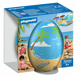 Playmobil Speel-ei Strandvakantie - 72101