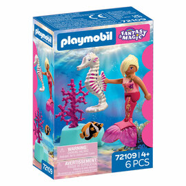 Playmobil Fantasy & Magic Zeemeermin met Zeepaardje - 72109