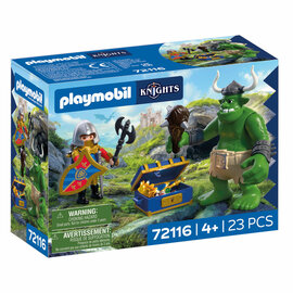 Playmobil Knights Trol met Schat van Leeuwenridder - 72116