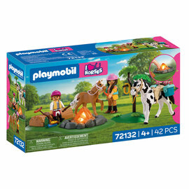 Playmobil Horses Paardijrocht met Kampvuur - 72132
