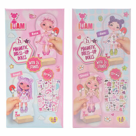 I Am 2 Poppenset met Houten Standaard