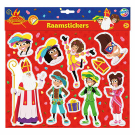 Club van Sinterklaas Herbruikbare Raamstickers XL