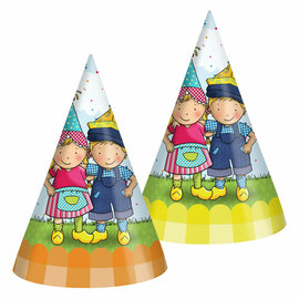 Feesthoedjes Fien & Teun 16cm FSC - 6st.