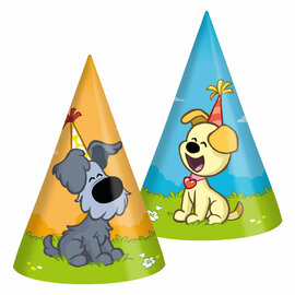 Feesthoedjes Woezel & Pip 16cm FSC - 6st